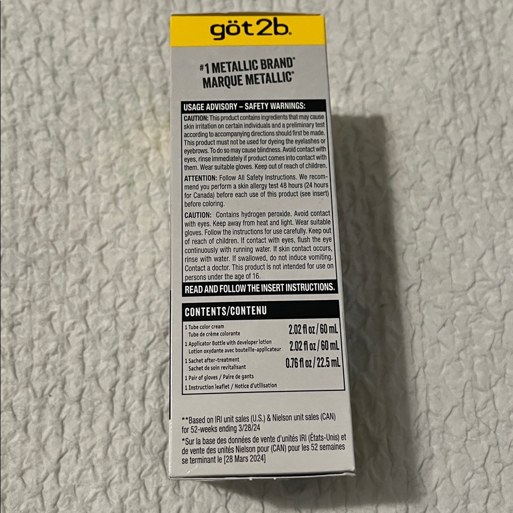 Got2b Metallics Hair Dye Metallic Silver - Picture 4 of 6
